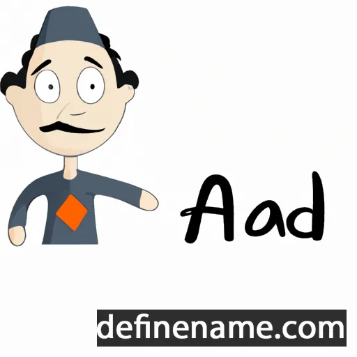 cartoon of the name Aldar