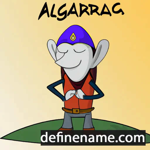 cartoon of the name Aldarzhargal