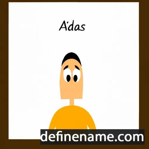 cartoon of the name Aldas