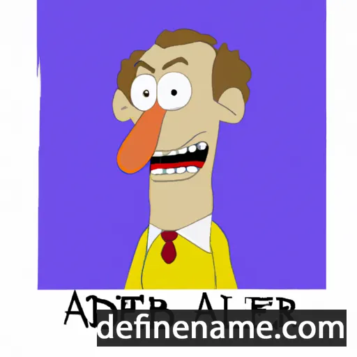 Aldbert cartoon