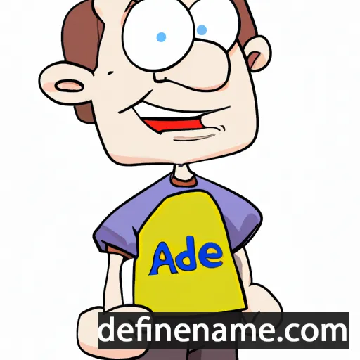 cartoon of the name Alde