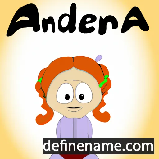 cartoon of the name Aldenora