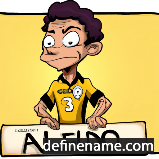 cartoon of the name Alderico