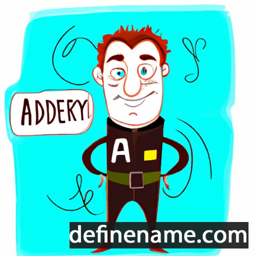 cartoon of the name Alderyk