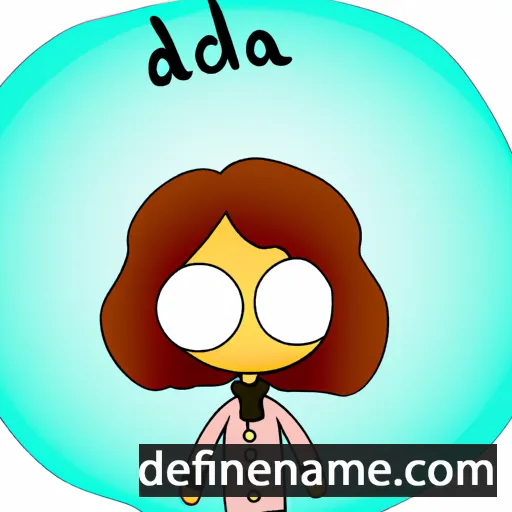 cartoon of the name Aldeta