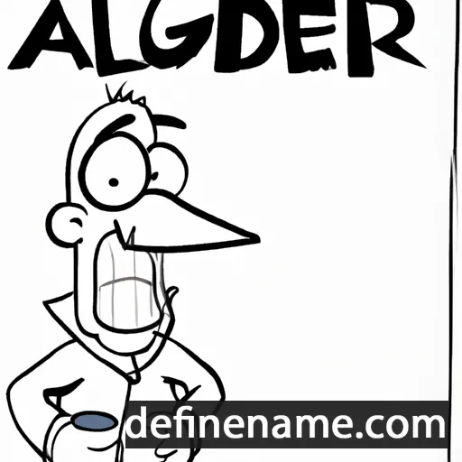 cartoon of the name Aldger