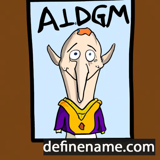 cartoon of the name Aldgrim