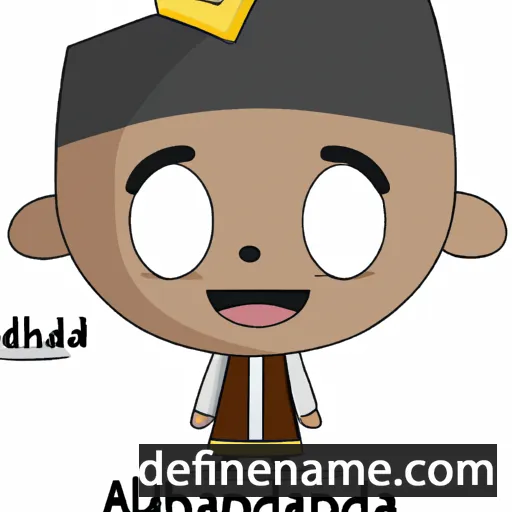 cartoon of the name Aldhanab