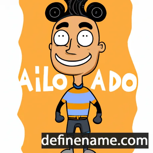 cartoon of the name Aldino