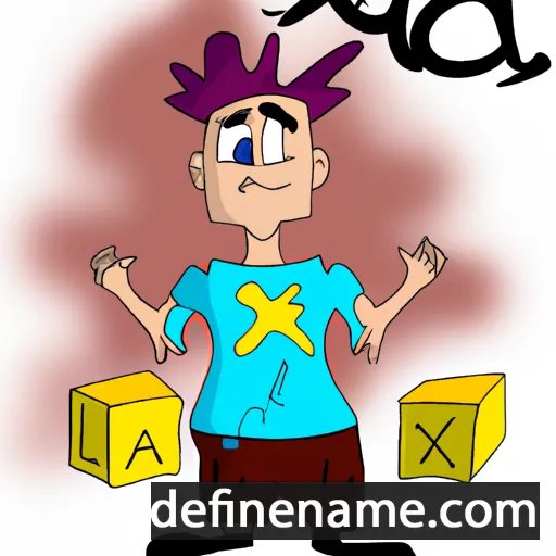 cartoon of the name Aldka