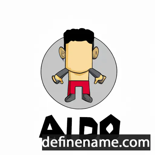 cartoon of the name Aldong