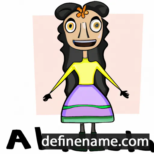 cartoon of the name Aldornia