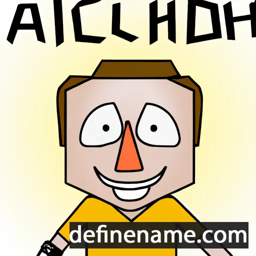 cartoon of the name Aldrich