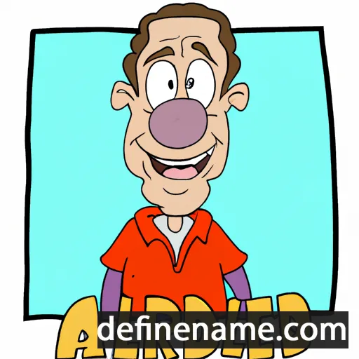 cartoon of the name Aldridge