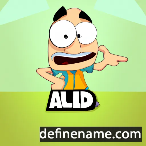 Aldu cartoon