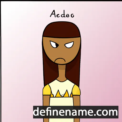 cartoon of the name Aldusa