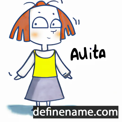 Aldutė cartoon