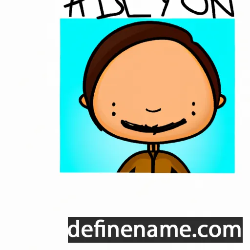 cartoon of the name Aldwyn