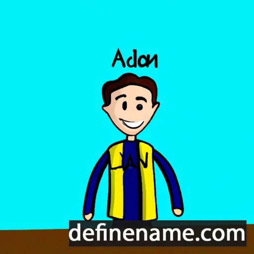 cartoon of the name Aldyn