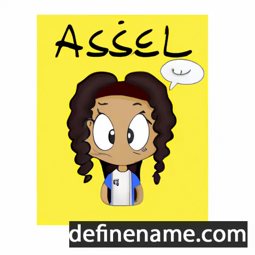 cartoon of the name Alèissi