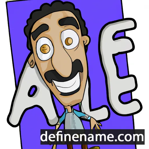 cartoon of the name Ale