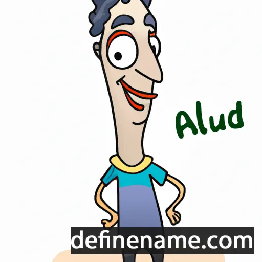 cartoon of the name Aleardu