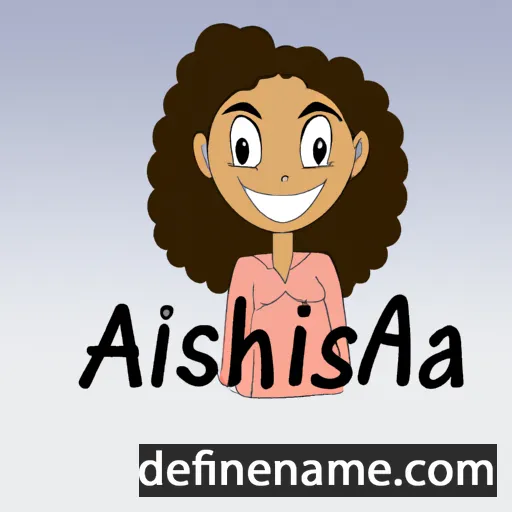 Aleasha cartoon