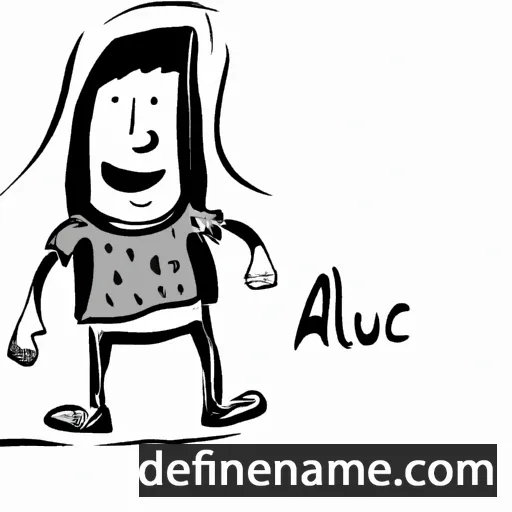 cartoon of the name Alecu