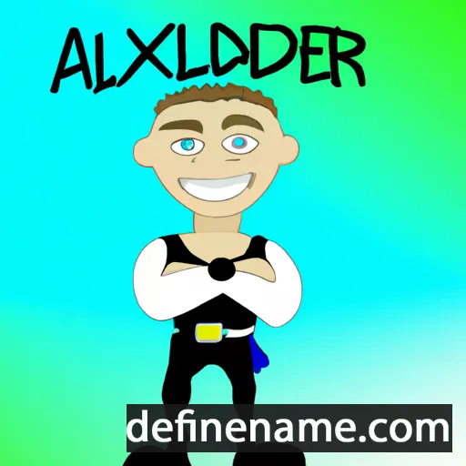 Alecxander cartoon