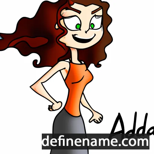 cartoon of the name Aledra