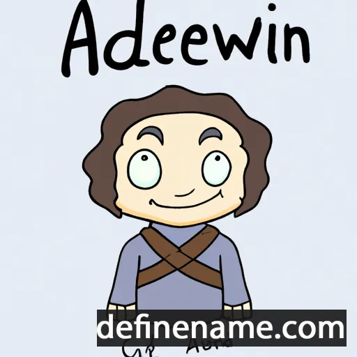 cartoon of the name Aledwen