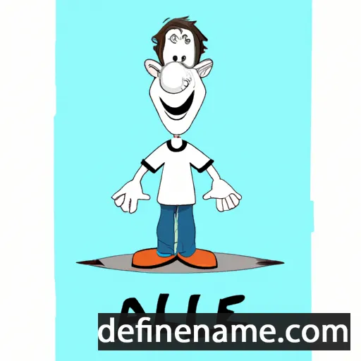 cartoon of the name Alee