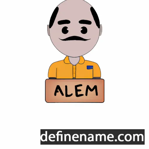 cartoon of the name Aleem