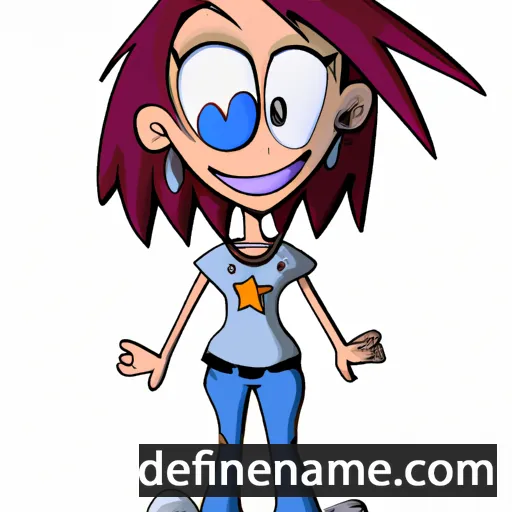 cartoon of the name Aleera