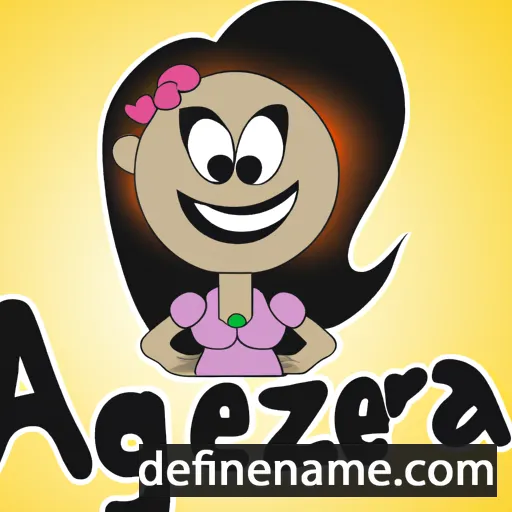 cartoon of the name Alegreza