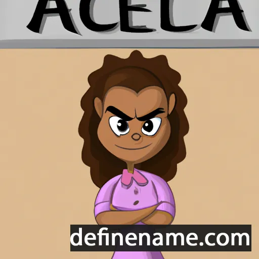 Aleicia cartoon