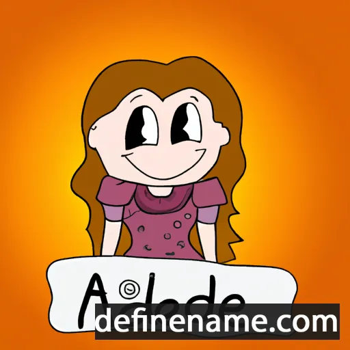 cartoon of the name Aleide