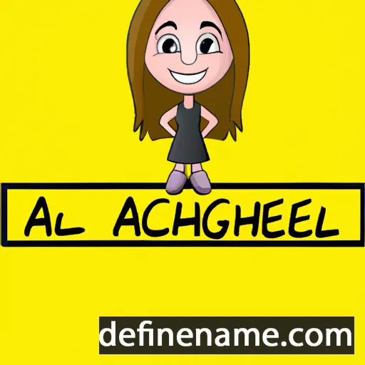 cartoon of the name Aleigh