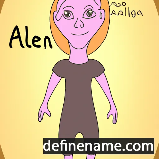 Aleina cartoon