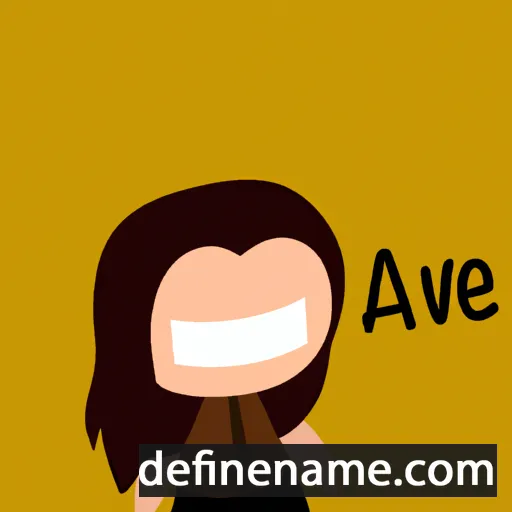 cartoon of the name Aleiva