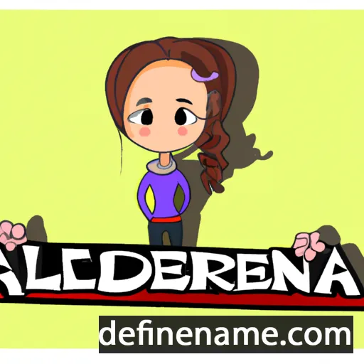 Alejandrina cartoon