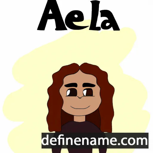 cartoon of the name Aleĸa