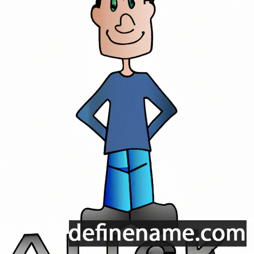 cartoon of the name Alek