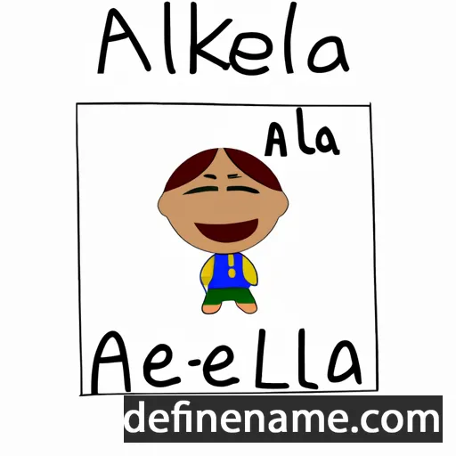 Aleka’i cartoon