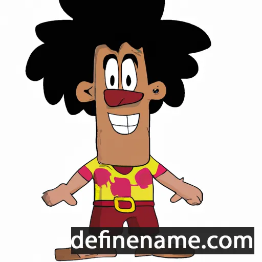 cartoon of the name Alekanekelo