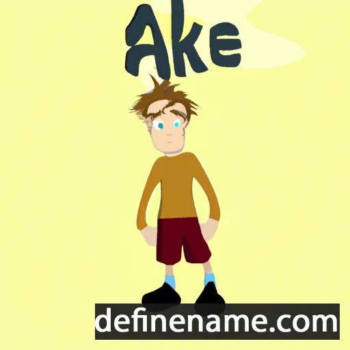 cartoon of the name Aleke