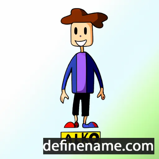 cartoon of the name Aleko