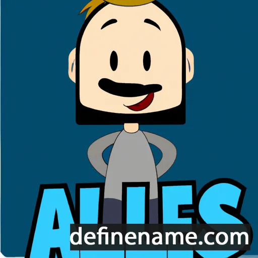 cartoon of the name Áles