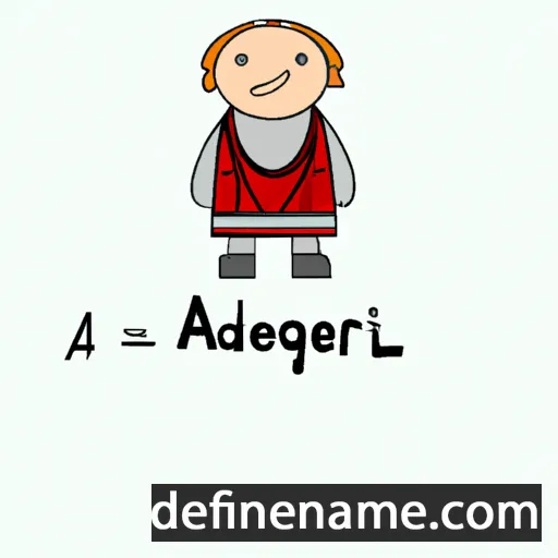 cartoon of the name Álfgerðr