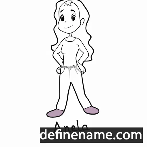 cartoon of the name Aléna